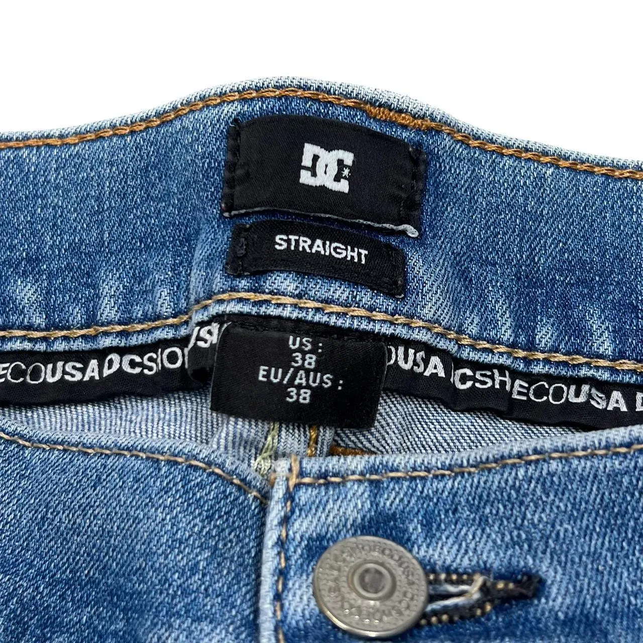 DC SHOES CO “Straight” Classic Skater Straight Leg Denim Jeans