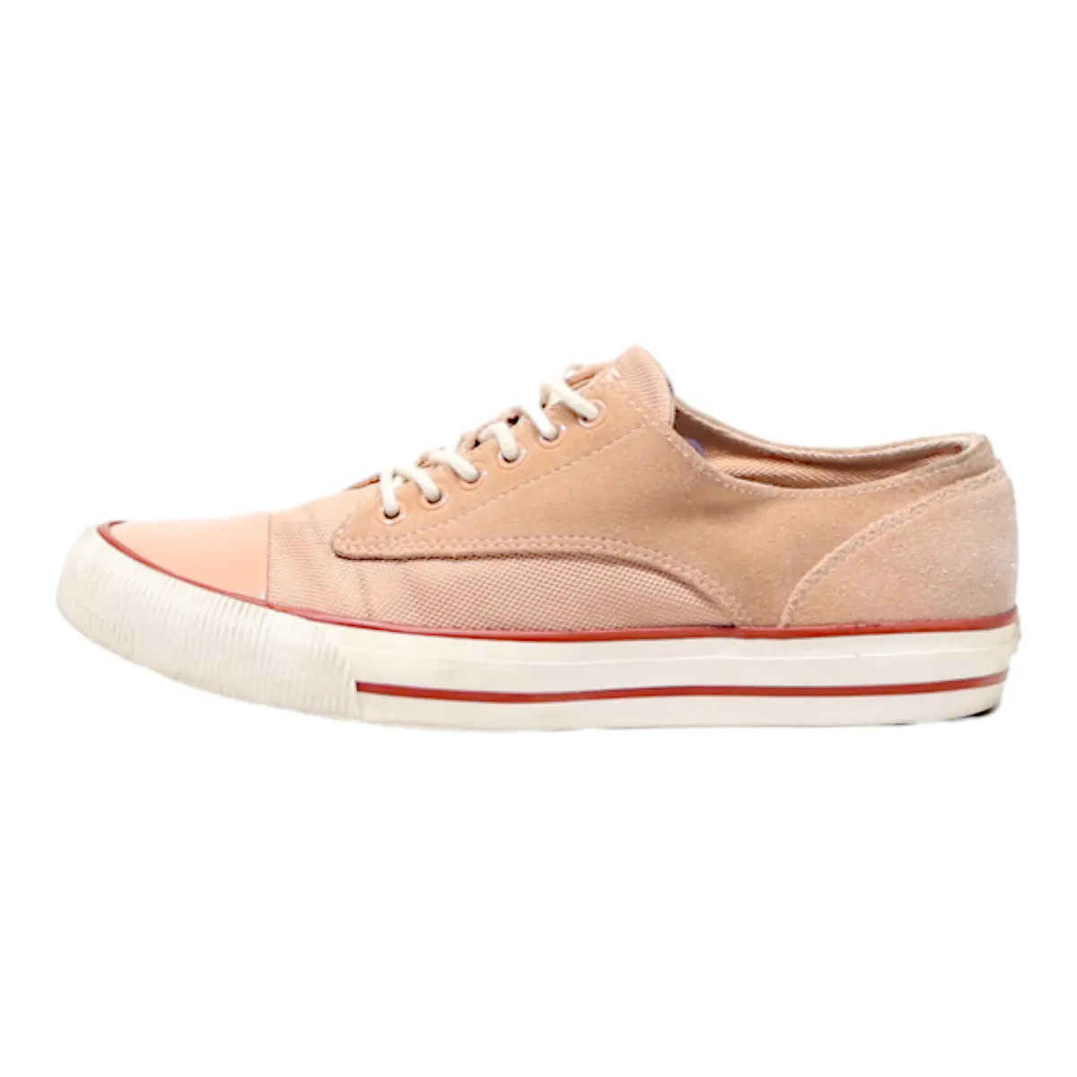 DIESEL Low Top Trainers Pink Canvas Womens UK 6.5