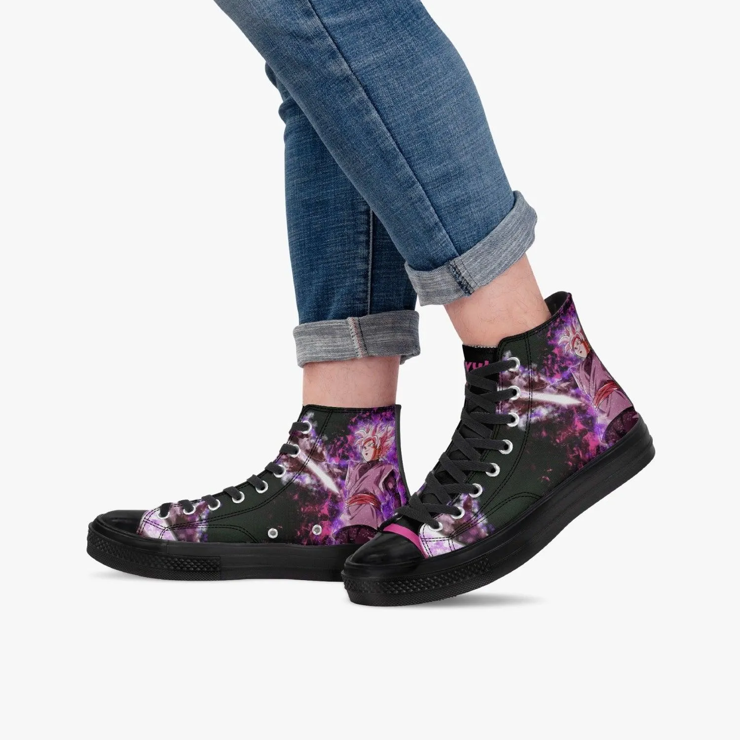 Dragonball Z Goku Black A-Star High Anime Shoes