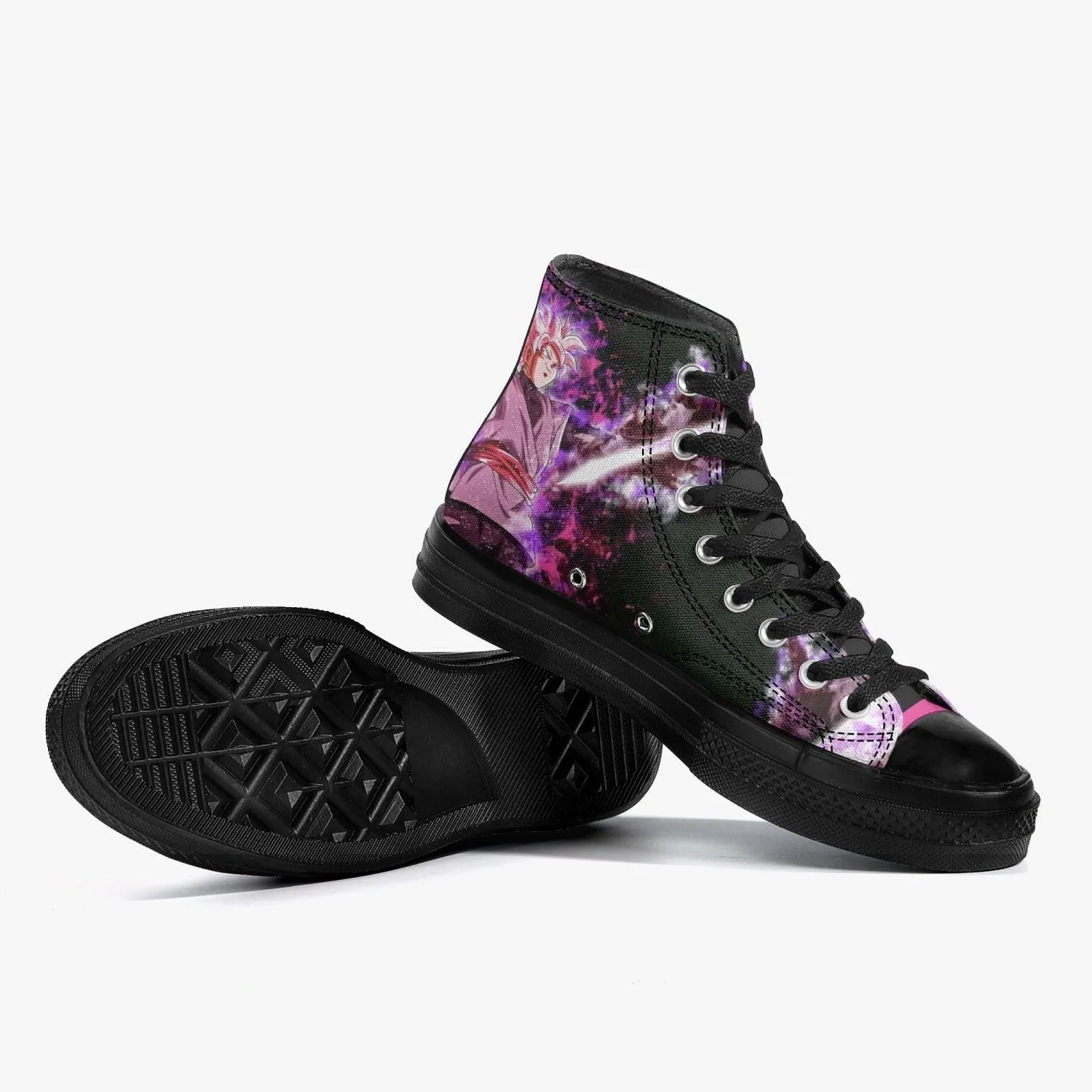 Dragonball Z Goku Black A-Star High Anime Shoes