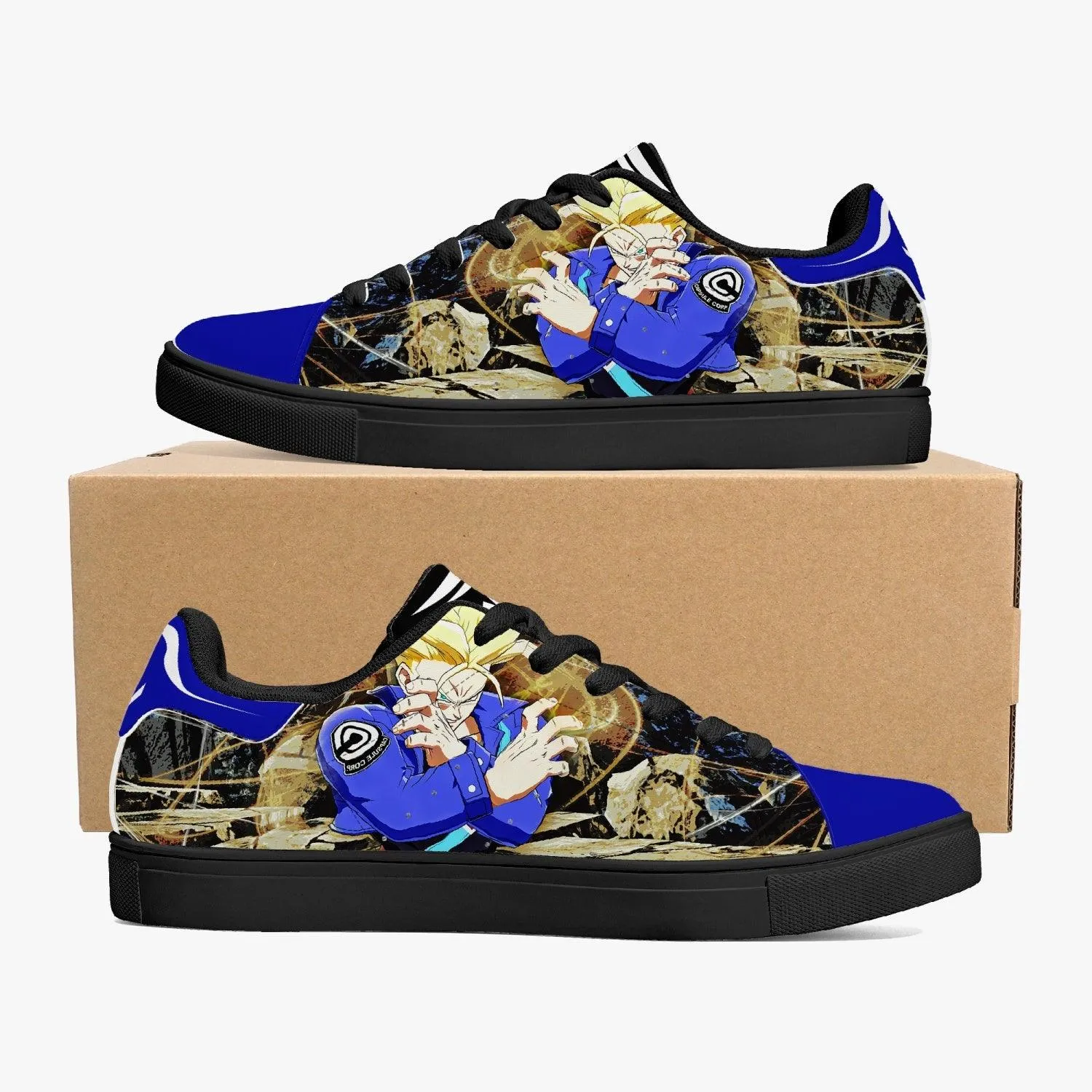 Dragonball Z Trunks Skate Anime Shoes