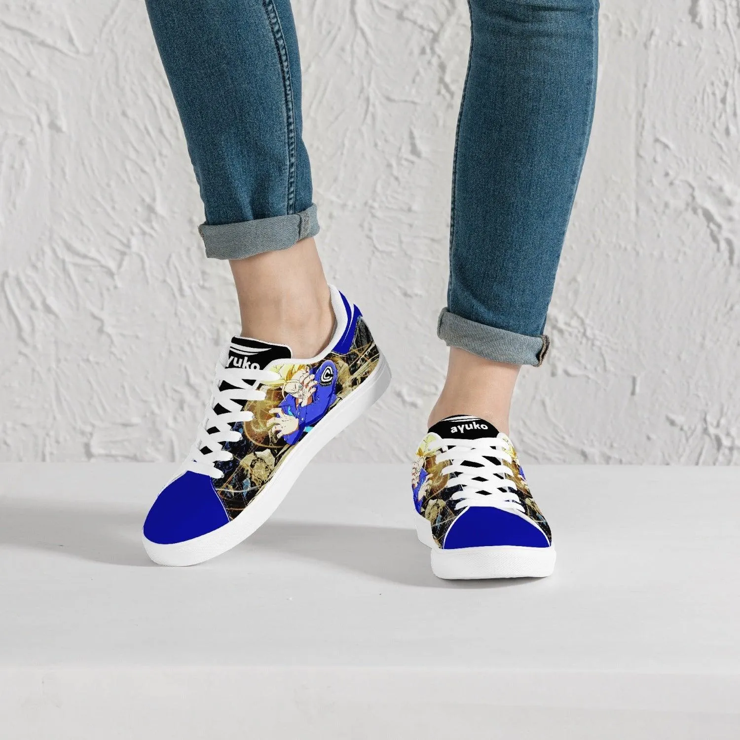 Dragonball Z Trunks Skate Anime Shoes