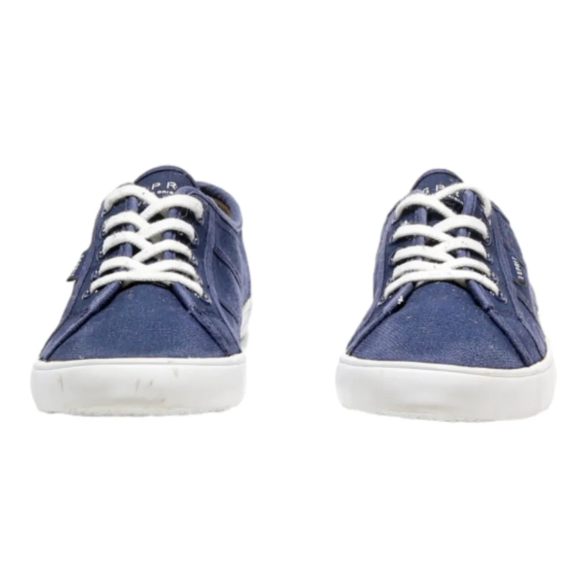 ESPRIT Low Top Trainers Blue Canvas Womens UK 6