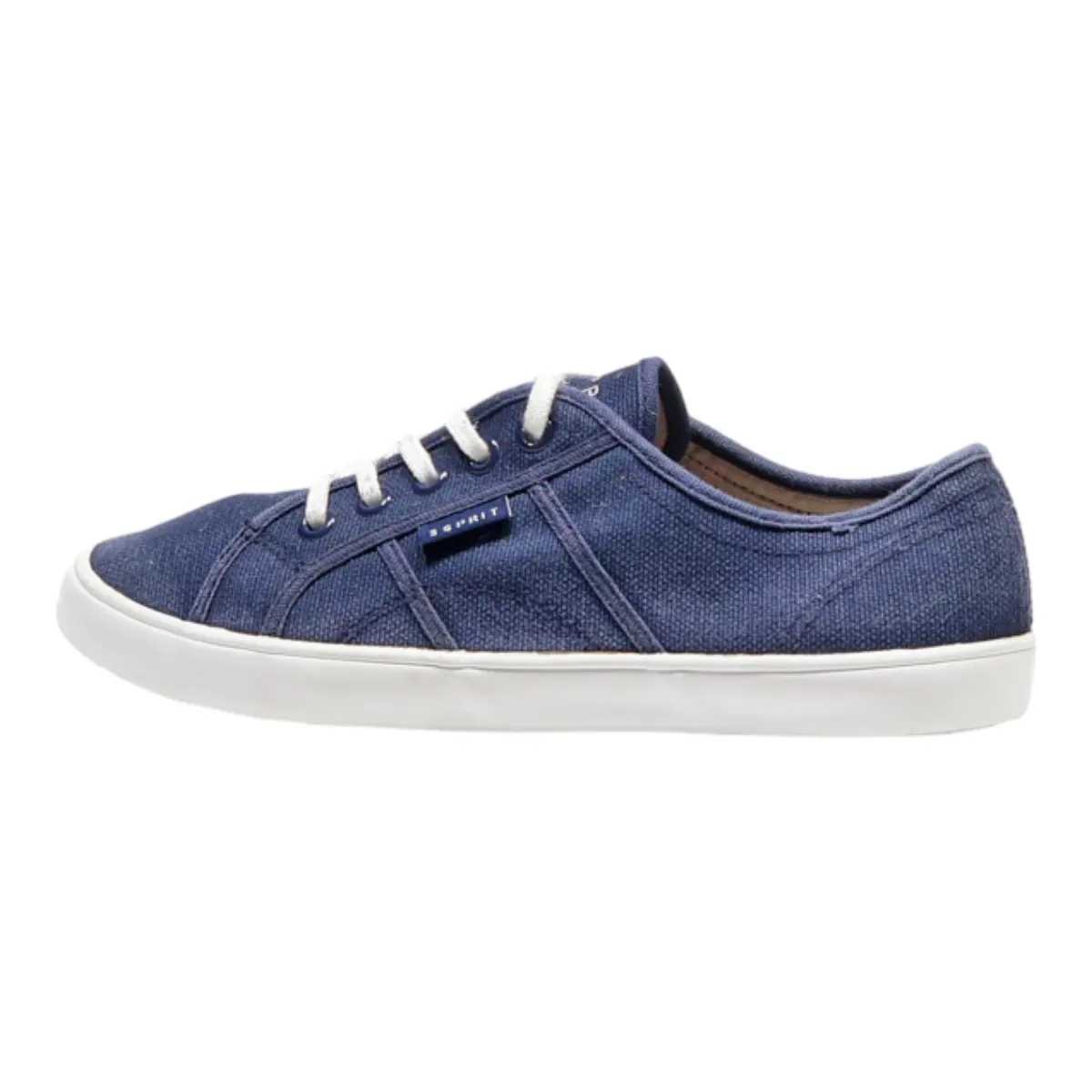 ESPRIT Low Top Trainers Blue Canvas Womens UK 6