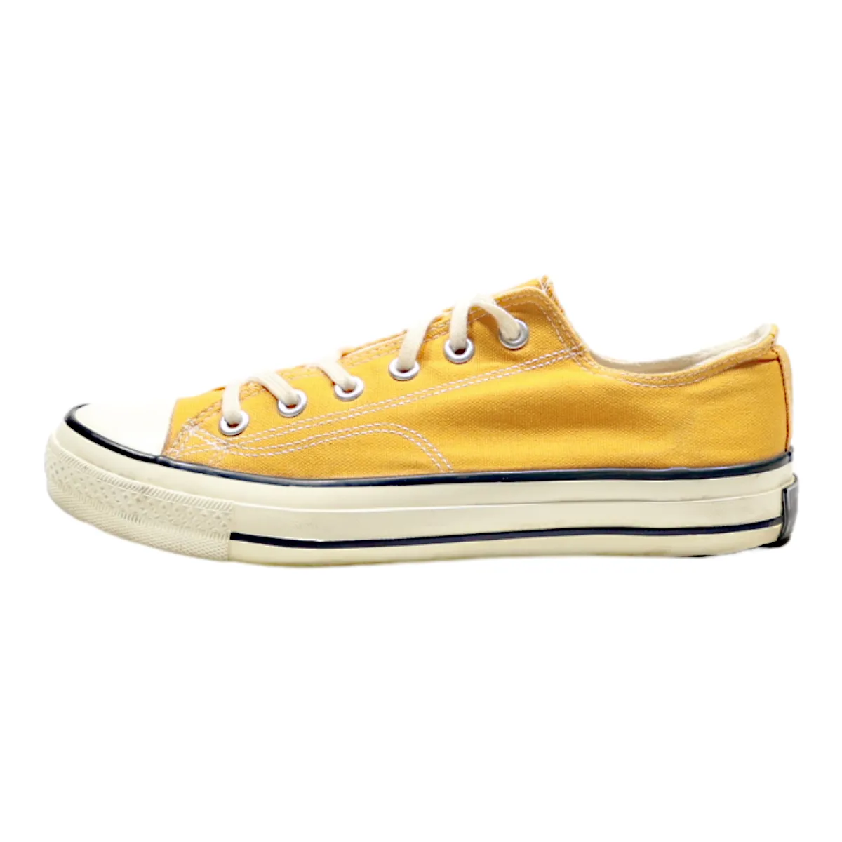 EVENSTAR Low Top Trainers Orange Canvas Mens UK 9