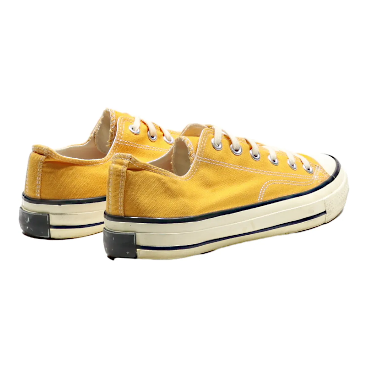 EVENSTAR Low Top Trainers Orange Canvas Mens UK 9