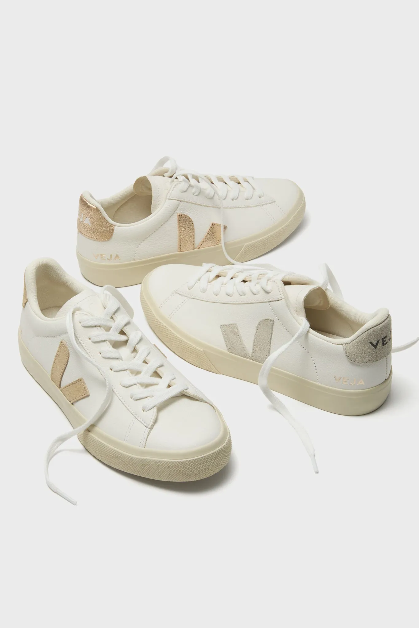 Extra-White Natural Campo Sneakers