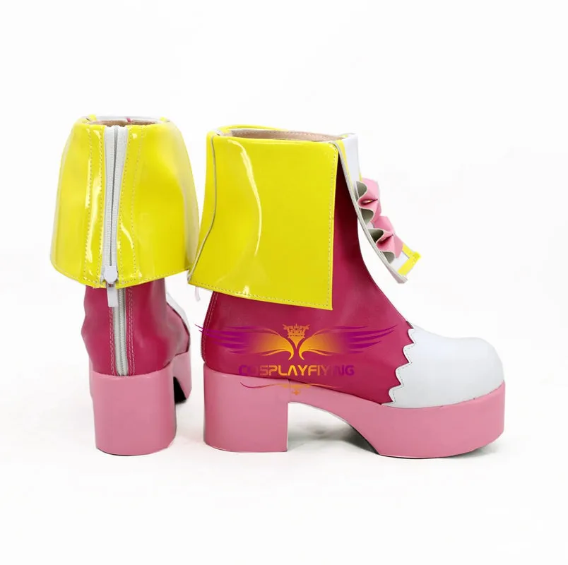 Game Anime Aikatsu! Hoshimiya Ichigo Cosplay Shoes Boots Custom Made for Adult Men and Women Halloween Carnival