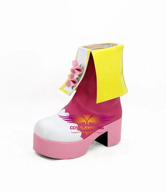 Game Anime Aikatsu! Hoshimiya Ichigo Cosplay Shoes Boots Custom Made for Adult Men and Women Halloween Carnival