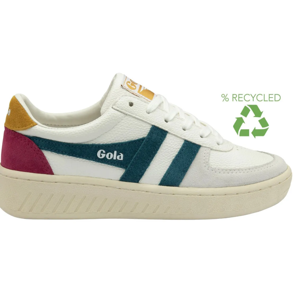 GOLA-GRANDSLAM TRIDENT SNEAKERS White/Peacock/SUN. 63857