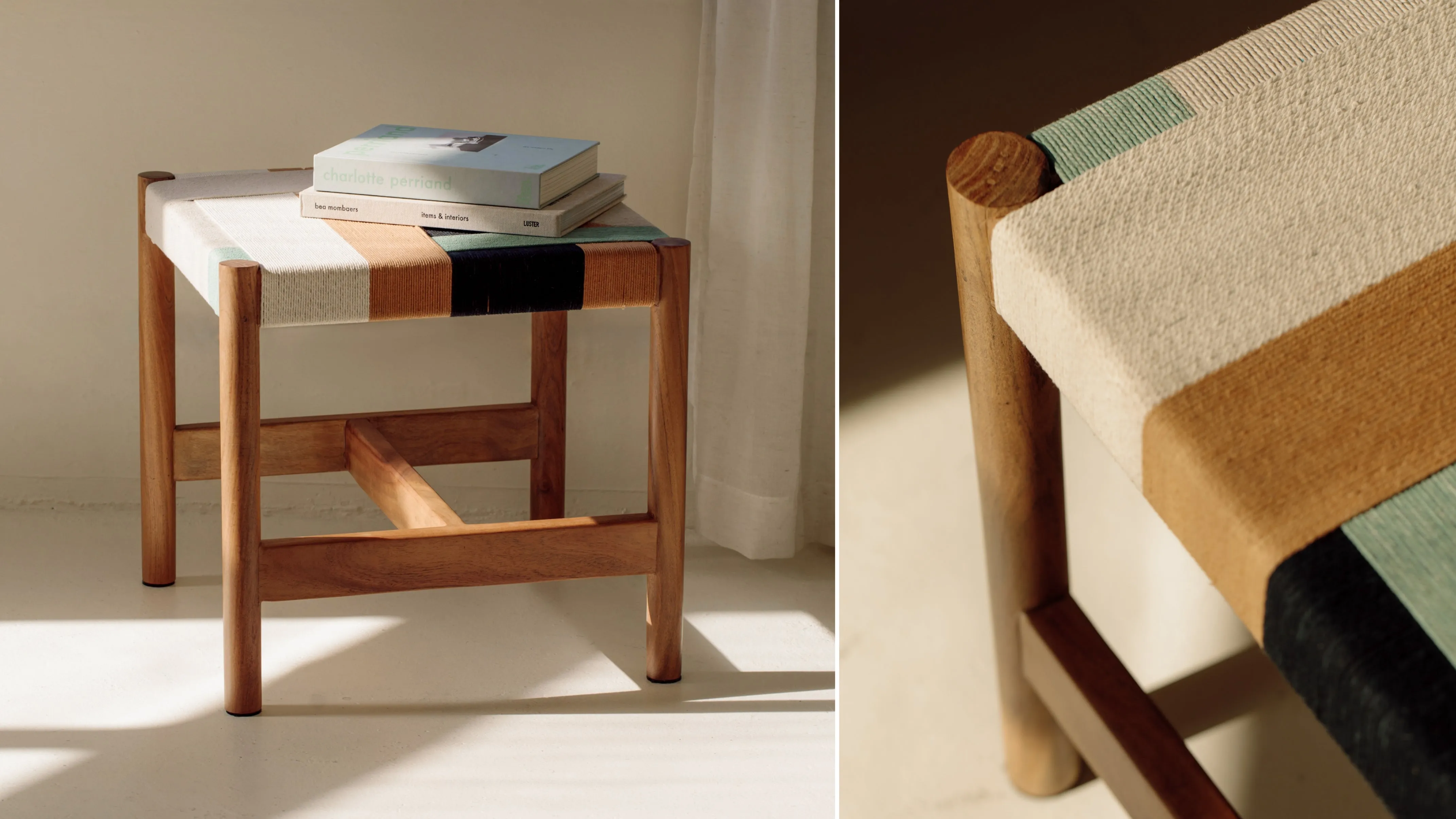In The Loop Stool, Tapestry