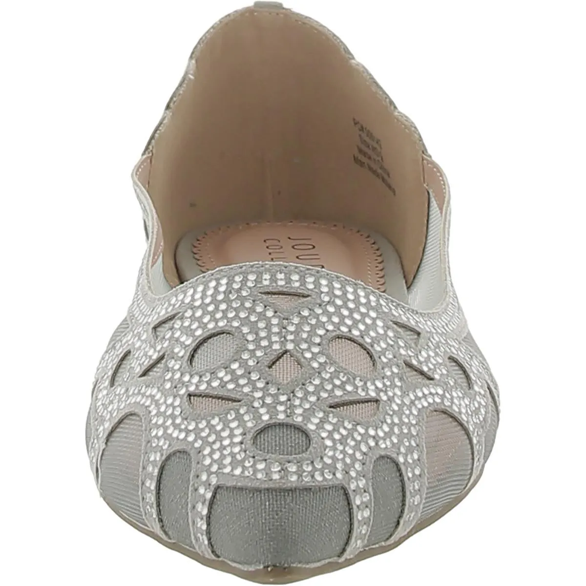Journee Collection Womens Canvas Slip On Ballet Flats