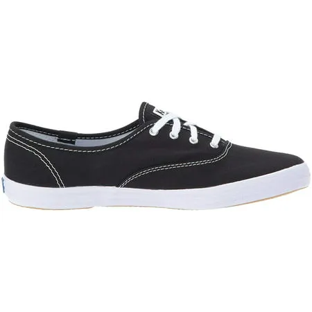 Keds Champion Oxford Canvas Sneaker (Women's), Black/White, 8 Wide