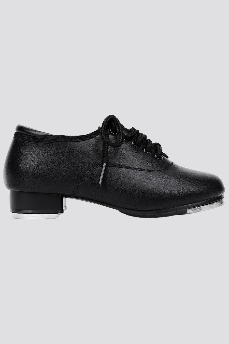 Kids Lace Up PU Leather Tap Shoes