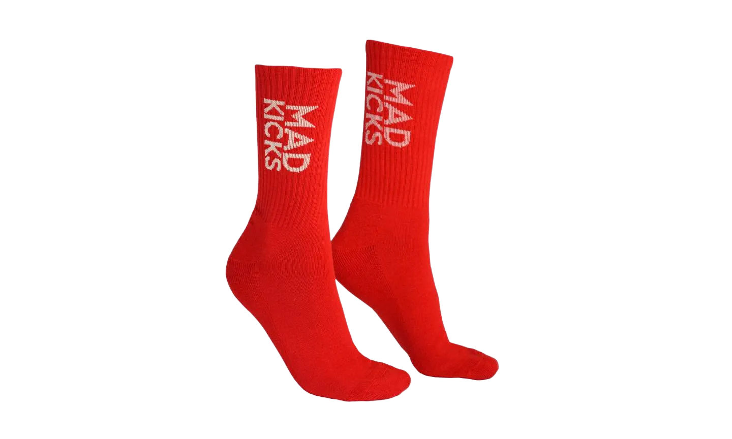 Mad Kicks Intense Red Socks