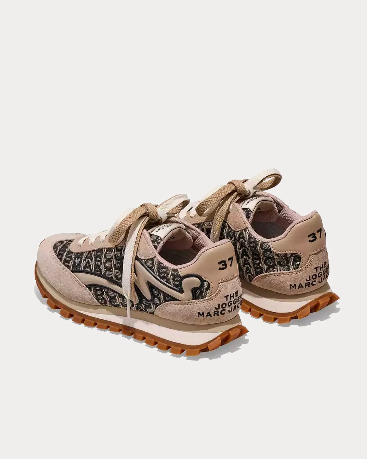 Monogram Jogger Beige / Multi Low Top Sneakers