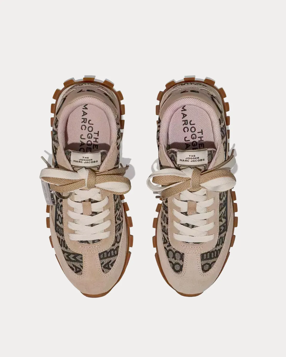 Monogram Jogger Beige / Multi Low Top Sneakers