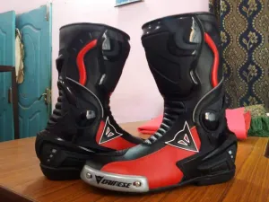 Motorbike Motorcycle Men Leather Racing Sports Shoes Boots MN-050