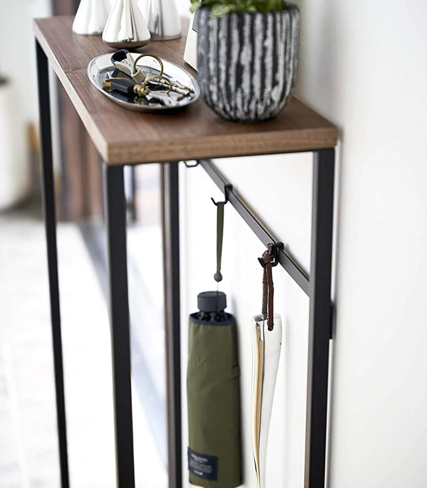 Narrow Entryway Console Table (32" H)  - Black