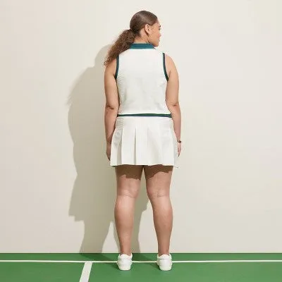 New - Prince Sports Women's Collared Pickleball Pleated Athletic Sports Dress