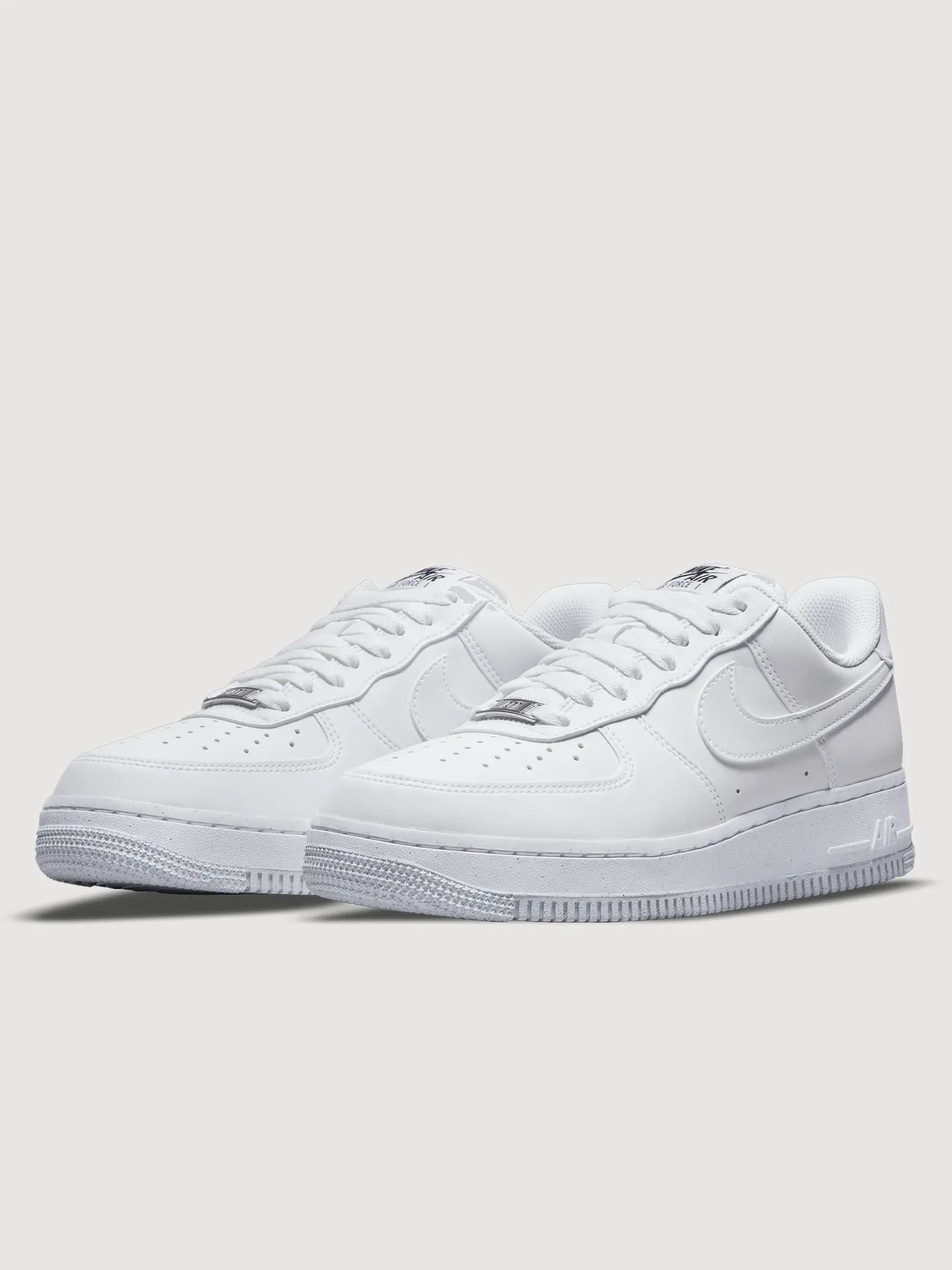 Nike Air Force 1 '07 Next Nature - WHITE/WHITE-BLACK-METALLIC SILVER