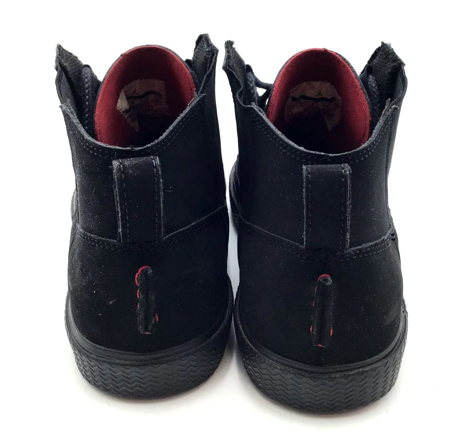 Nike Air Jordan Girl's Black Suede 'V.2 Grown' Casual Sneakers-Size: 7Y ( COA)