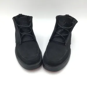 Nike Air Jordan Girl's Black Suede 'V.2 Grown' Casual Sneakers-Size: 7Y ( COA)