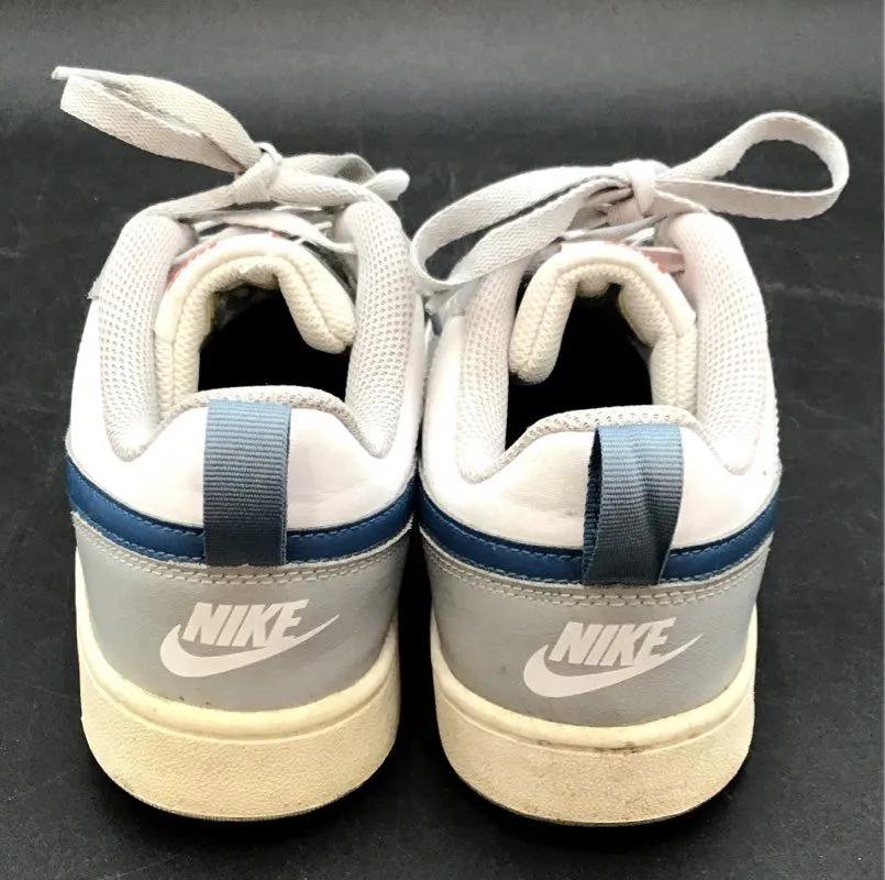 Nike Boys Court Borough Low 2 BQ5448-117 White Gray Athletic Shoes - Size 6Y
