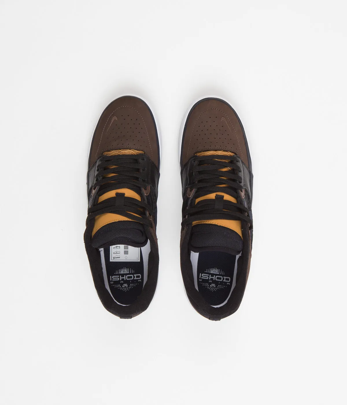 Nike SB Ishod Premium Shoes - Baroque Brown / Obsidian - Black