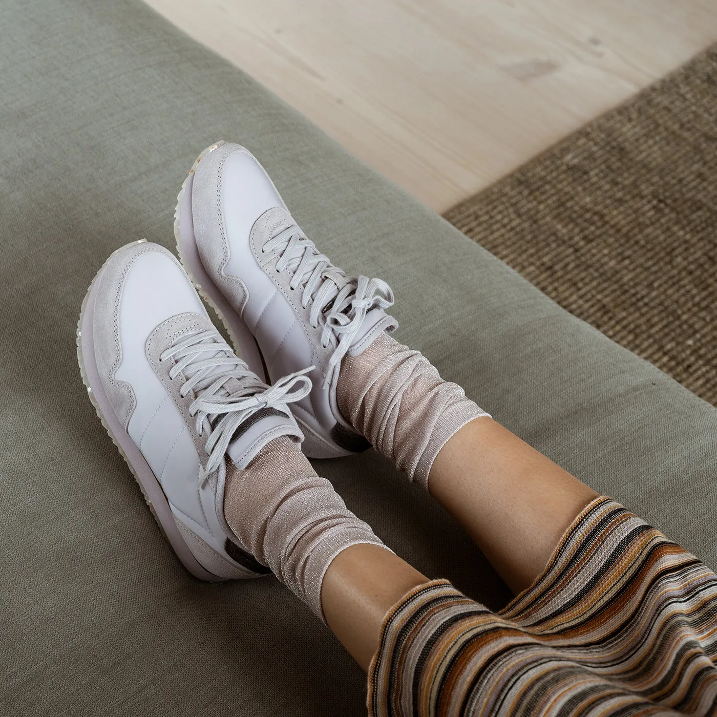 Nora III Leather - Lilac Marble