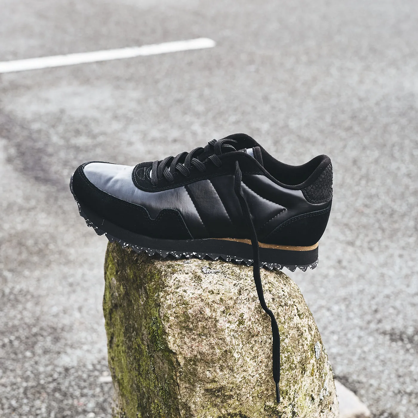 Nora III Metallic Nylon - Black
