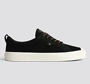OCA Low Black Corduroy and Suede Sneaker Women