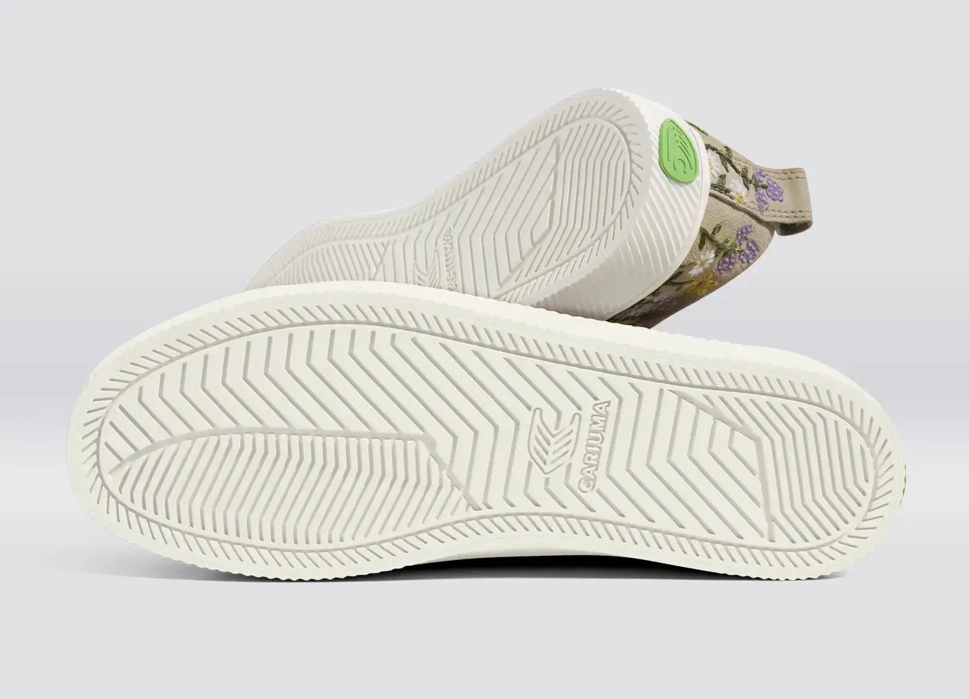 OCA Low Sand Suede Embroidered Flowers Sneaker Women