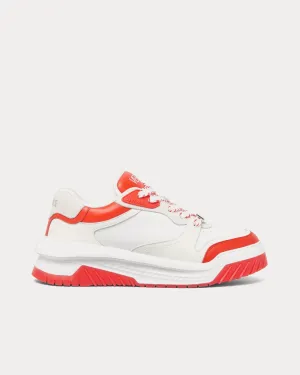 Odissea Leather Coral / White Low Top Sneakers
