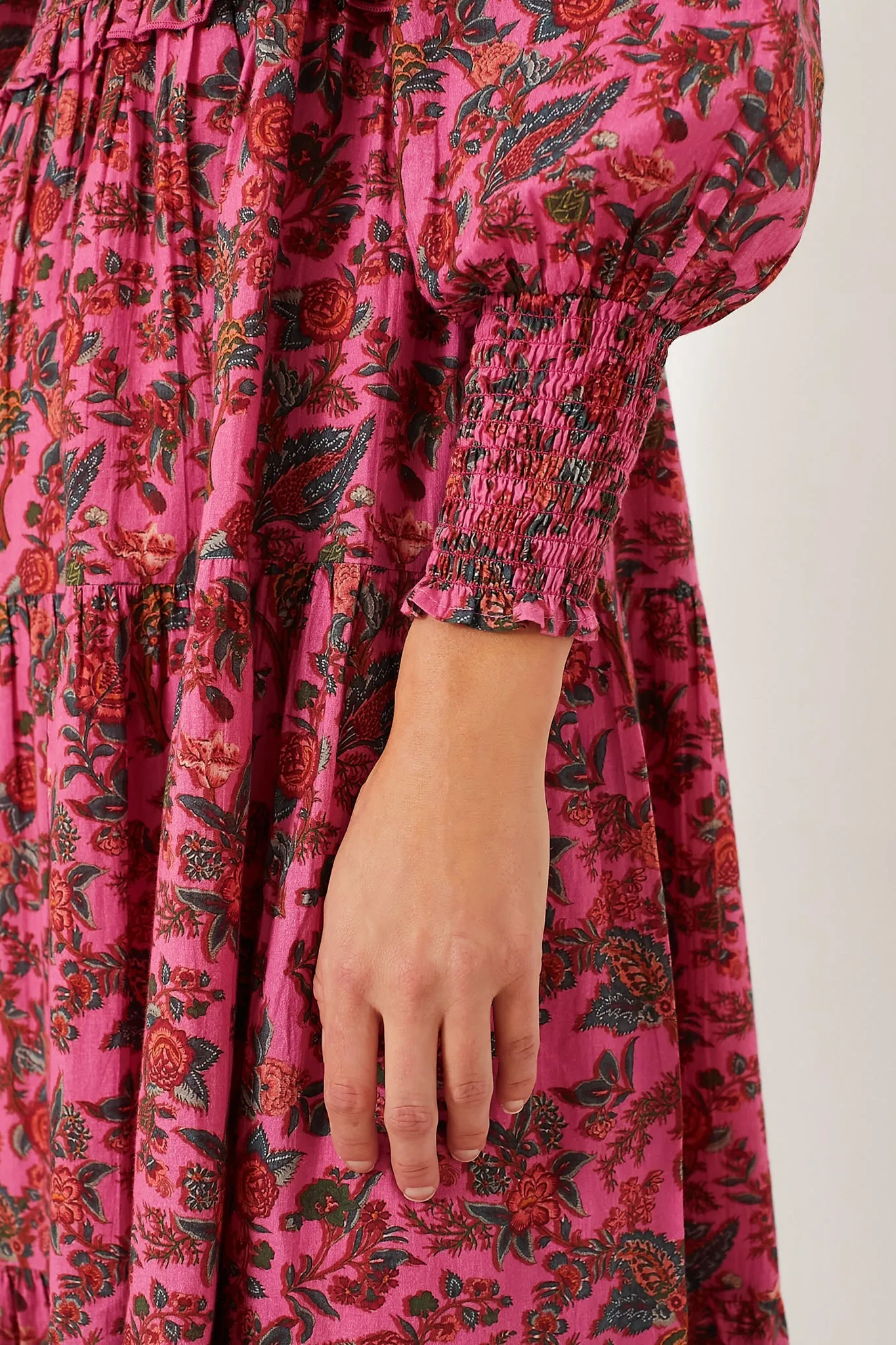 Pink Occitane Ivy Maxi Dress
