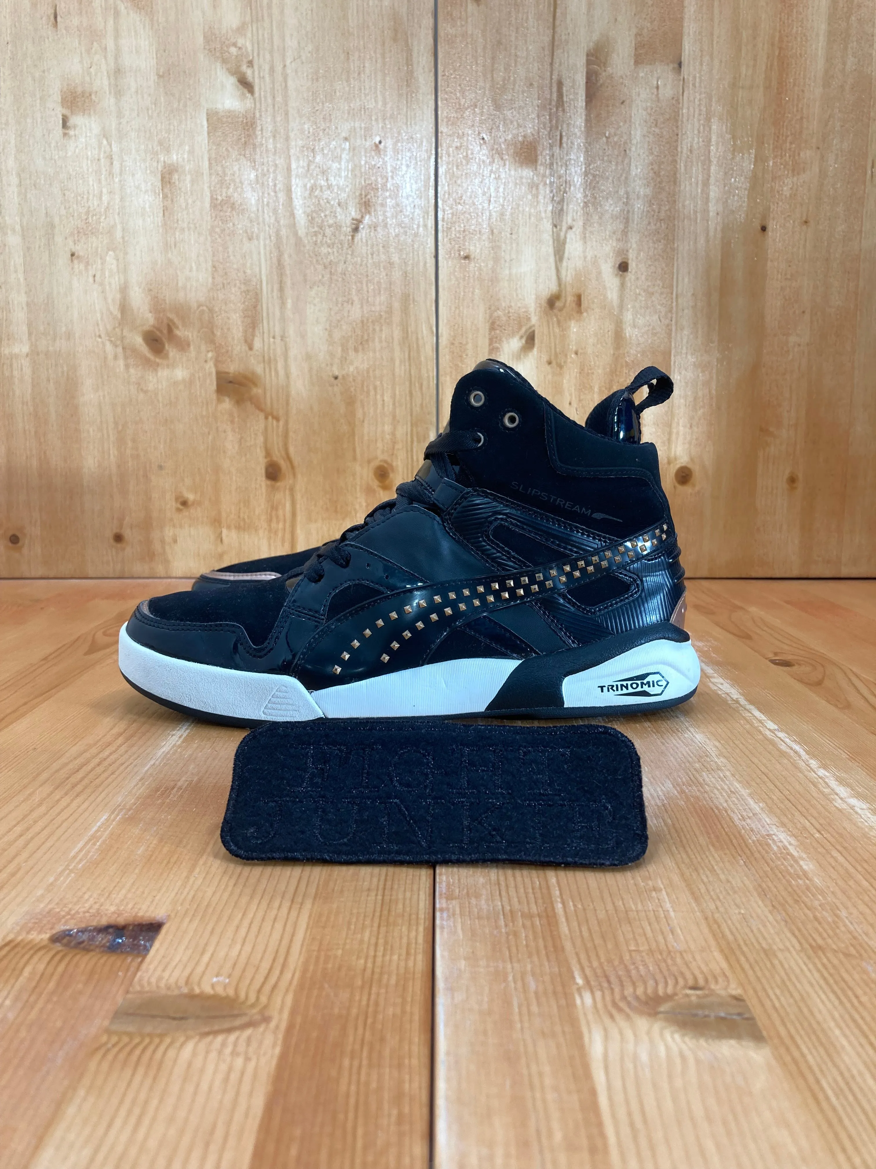 PUMA FTR SLIPSTREAM LT TRINOMIC Women Size 9.5 Shoes Sneakers Black & White 355862-01