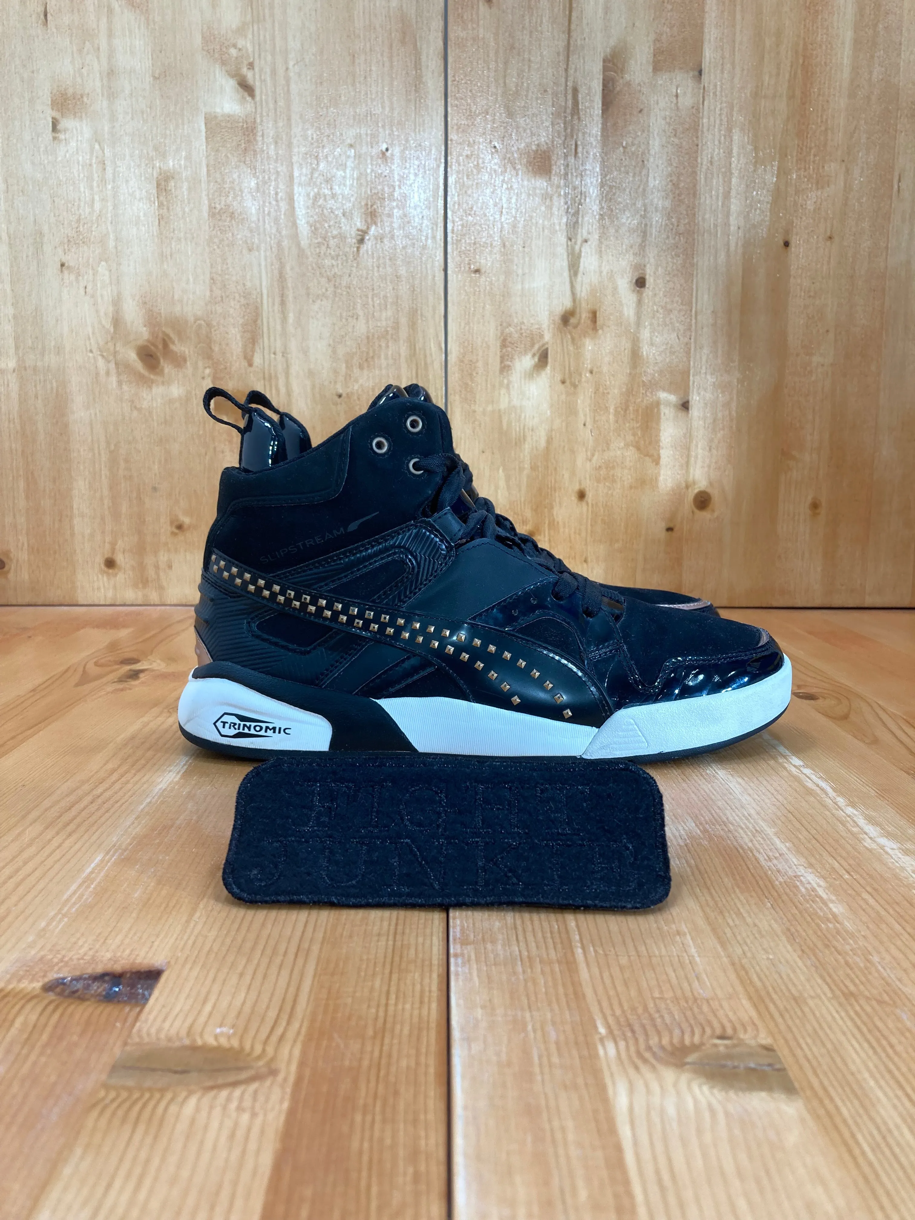 PUMA FTR SLIPSTREAM LT TRINOMIC Women Size 9.5 Shoes Sneakers Black & White 355862-01