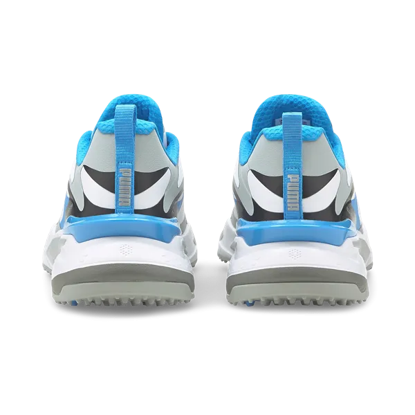 Puma GS Fast Spikeless Golf Shoes - White/Blue