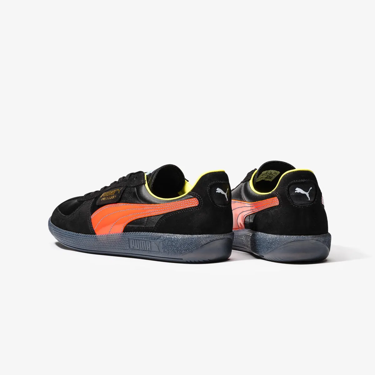 PUMA PALERMO MIJ KL SPORT BLACK/FLAME FLICKER/LIME SHEEN -MADE IN JAPAN- -Created by KICKS LAB.-