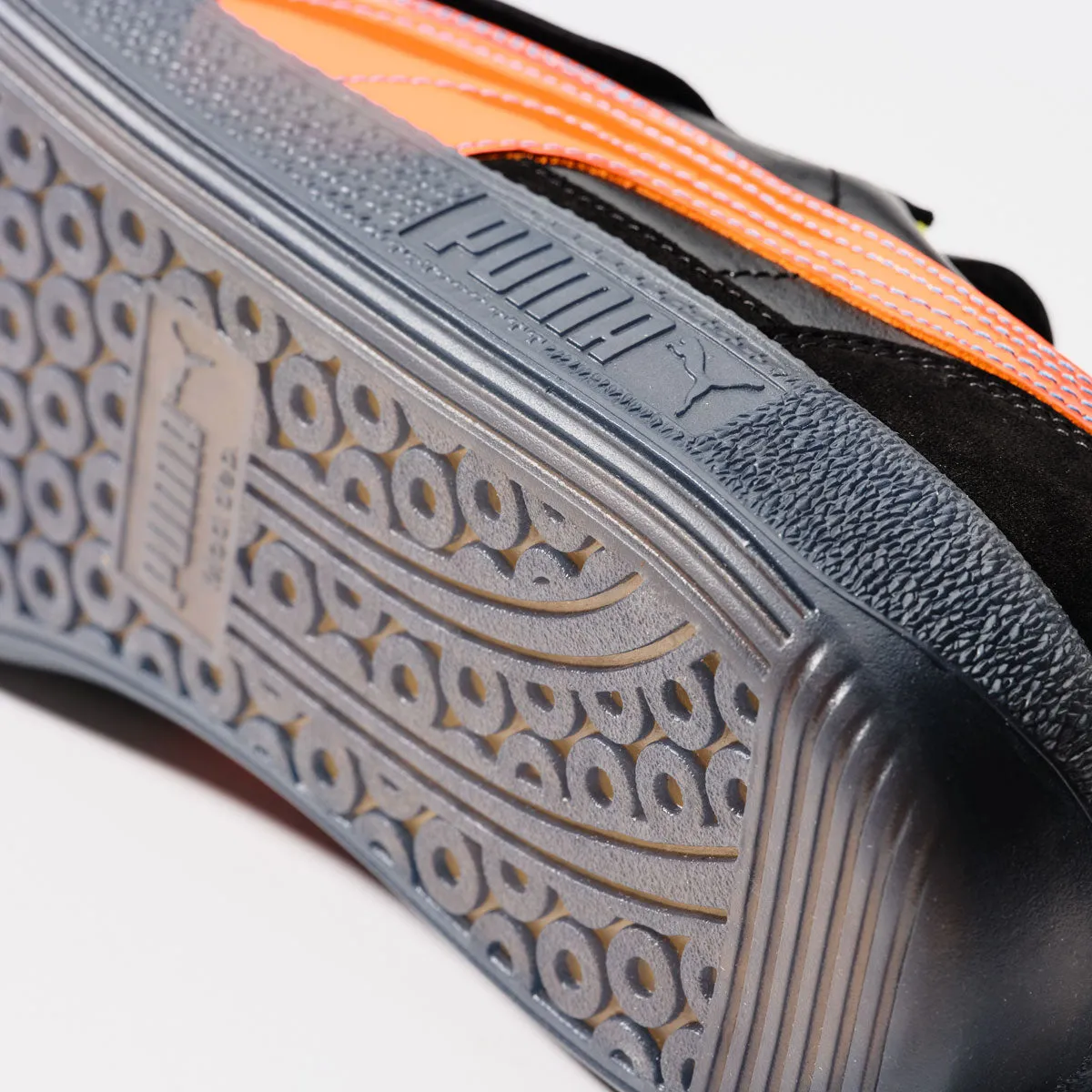 PUMA PALERMO MIJ KL SPORT BLACK/FLAME FLICKER/LIME SHEEN -MADE IN JAPAN- -Created by KICKS LAB.-