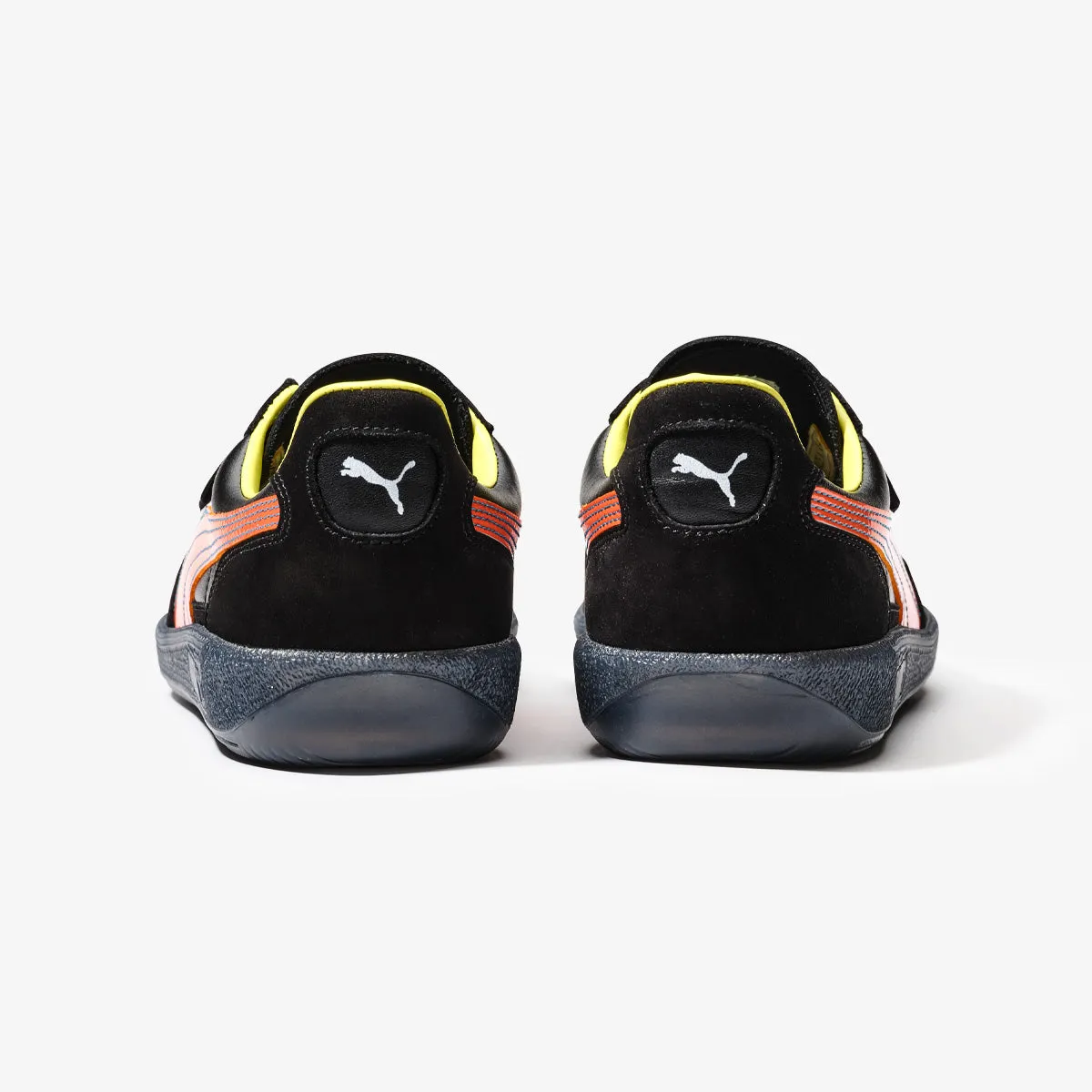 PUMA PALERMO MIJ KL SPORT BLACK/FLAME FLICKER/LIME SHEEN -MADE IN JAPAN- -Created by KICKS LAB.-