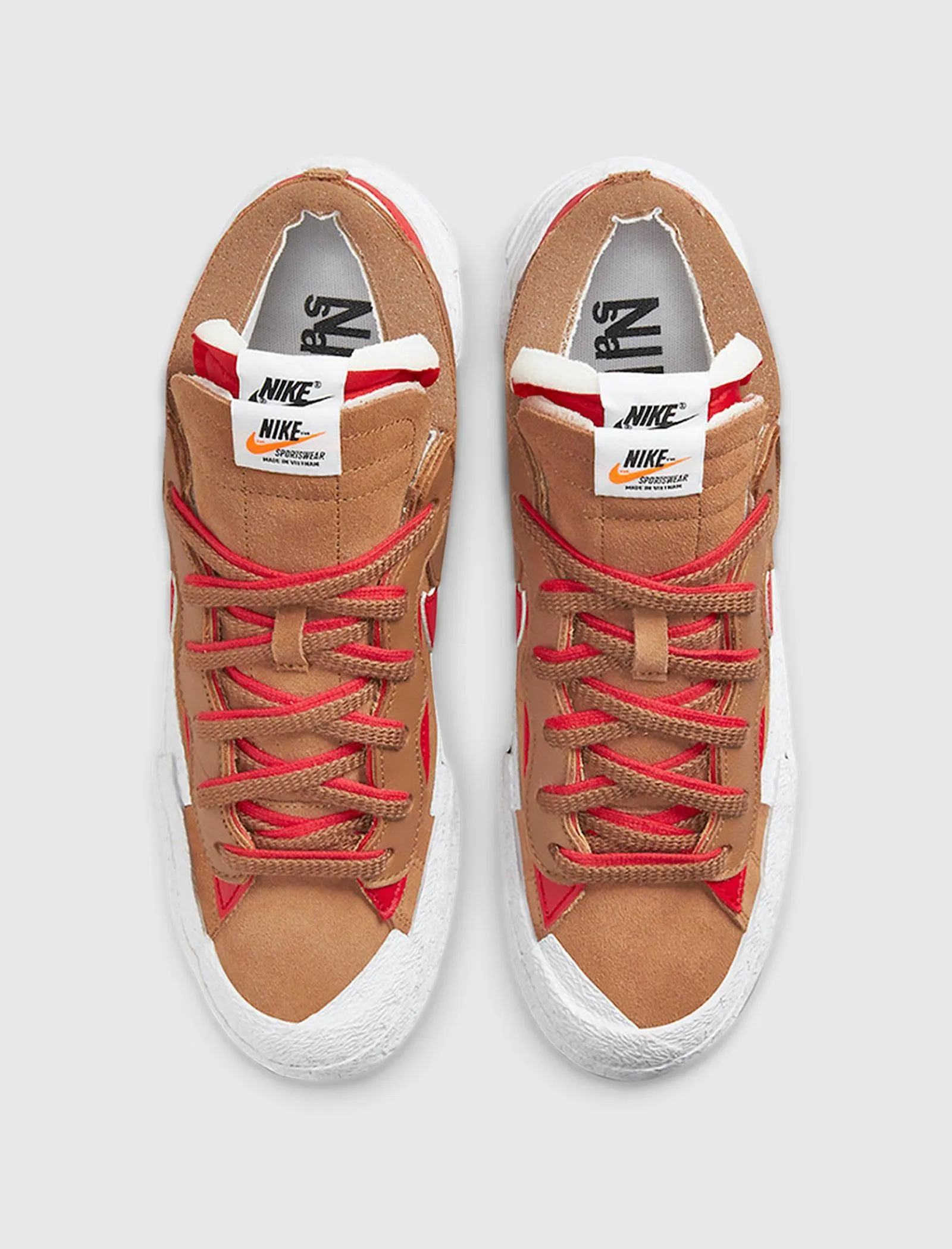 SACAI BLAZER LOW "BRITISH TAN"