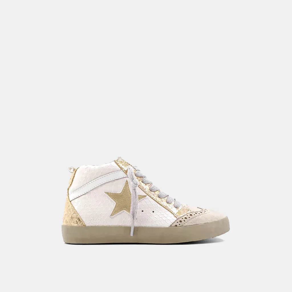 ShuShop - Paulina Kids Blush Snake Sneakers