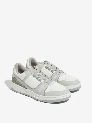 SOLEPLAY Grey Colour-Blocked Lace-Up Sneakers