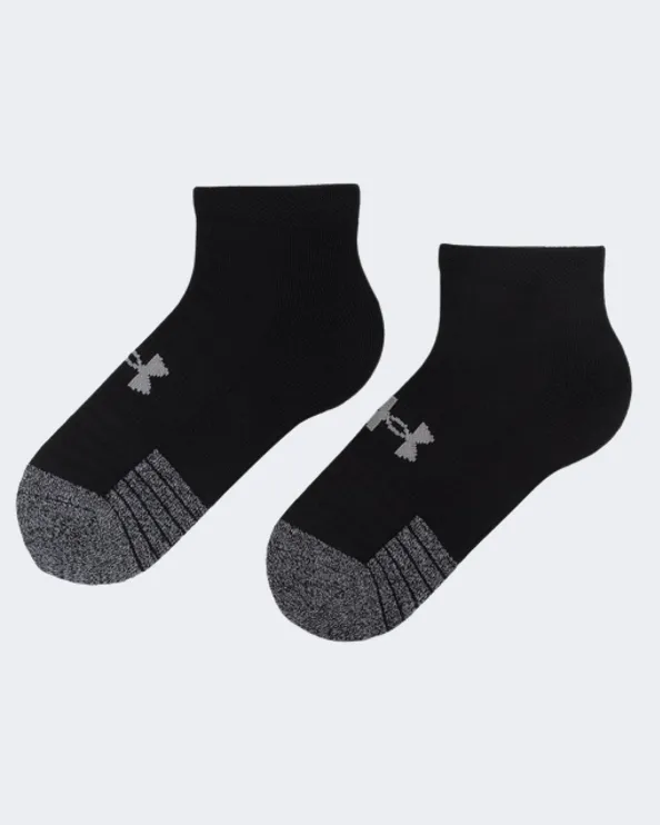 Under Armour Heatgear Pack Of 3 Unisex Training Sock Black/Steel