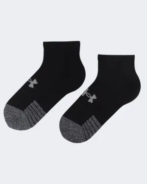 Under Armour Heatgear Pack Of 3 Unisex Training Sock Black/Steel