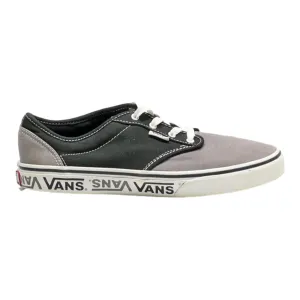 VANS Low Top Trainers Grey Canvas Mens UK 6