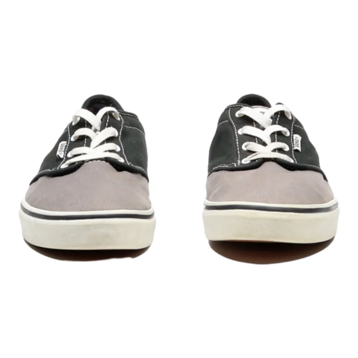 VANS Low Top Trainers Grey Canvas Mens UK 6