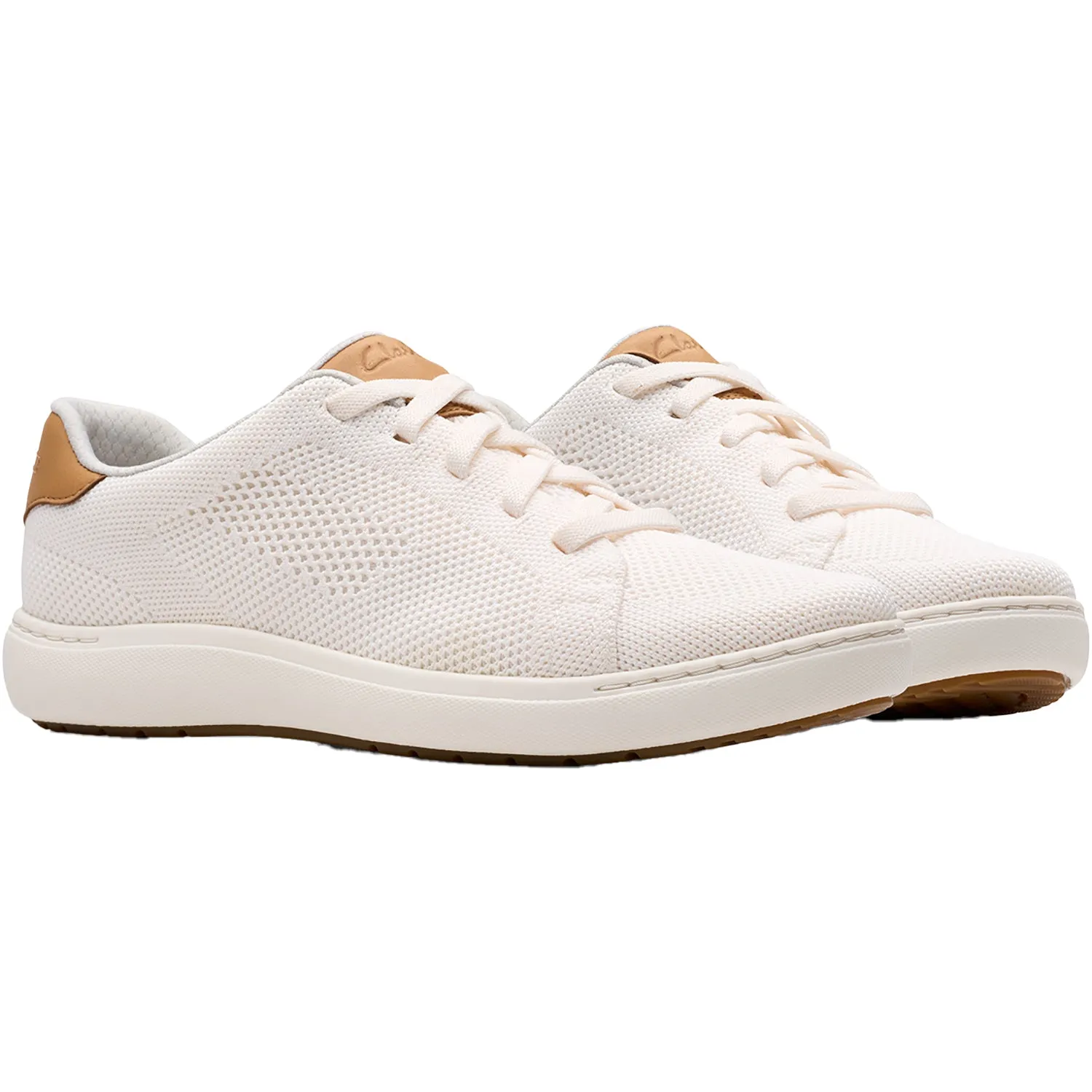 Women's Clarks Nalle Walk White Knit