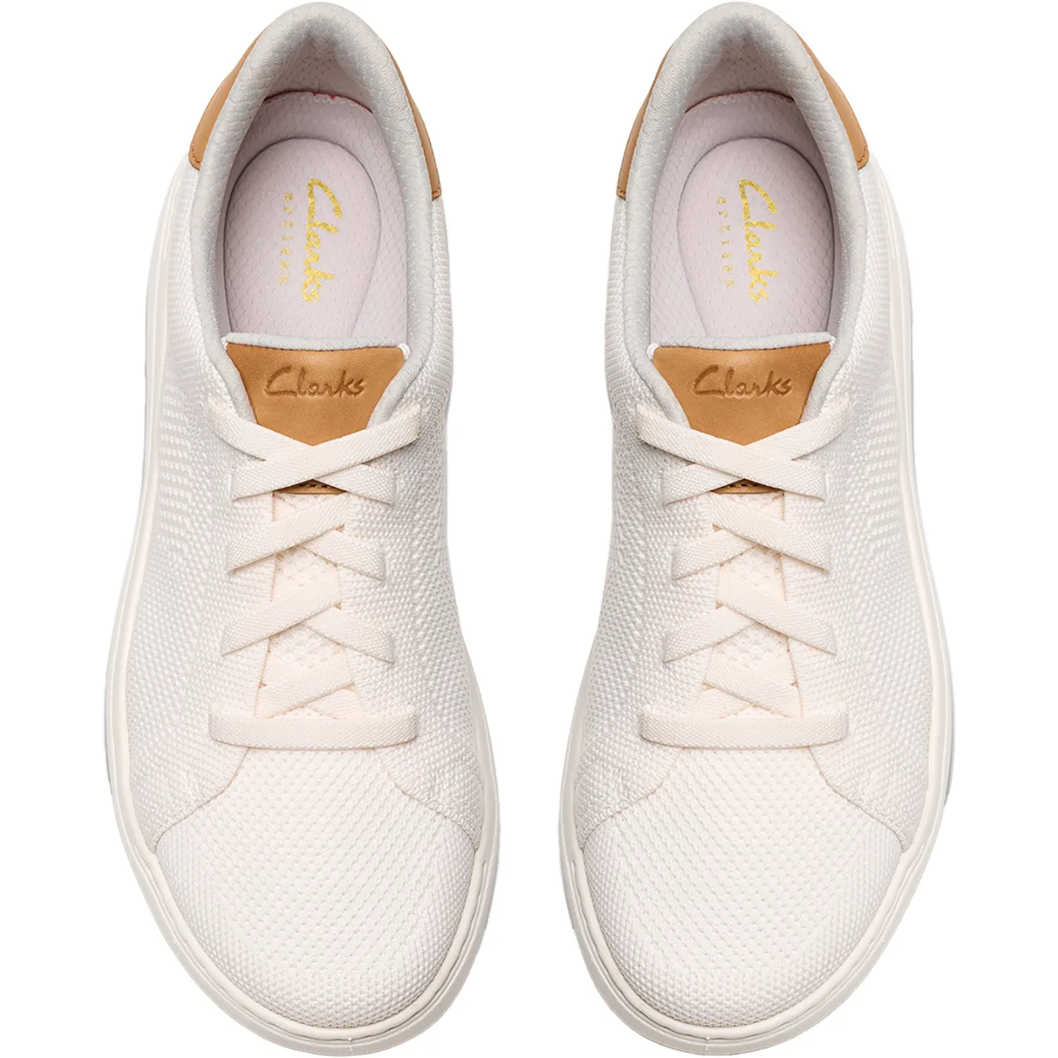 Women's Clarks Nalle Walk White Knit